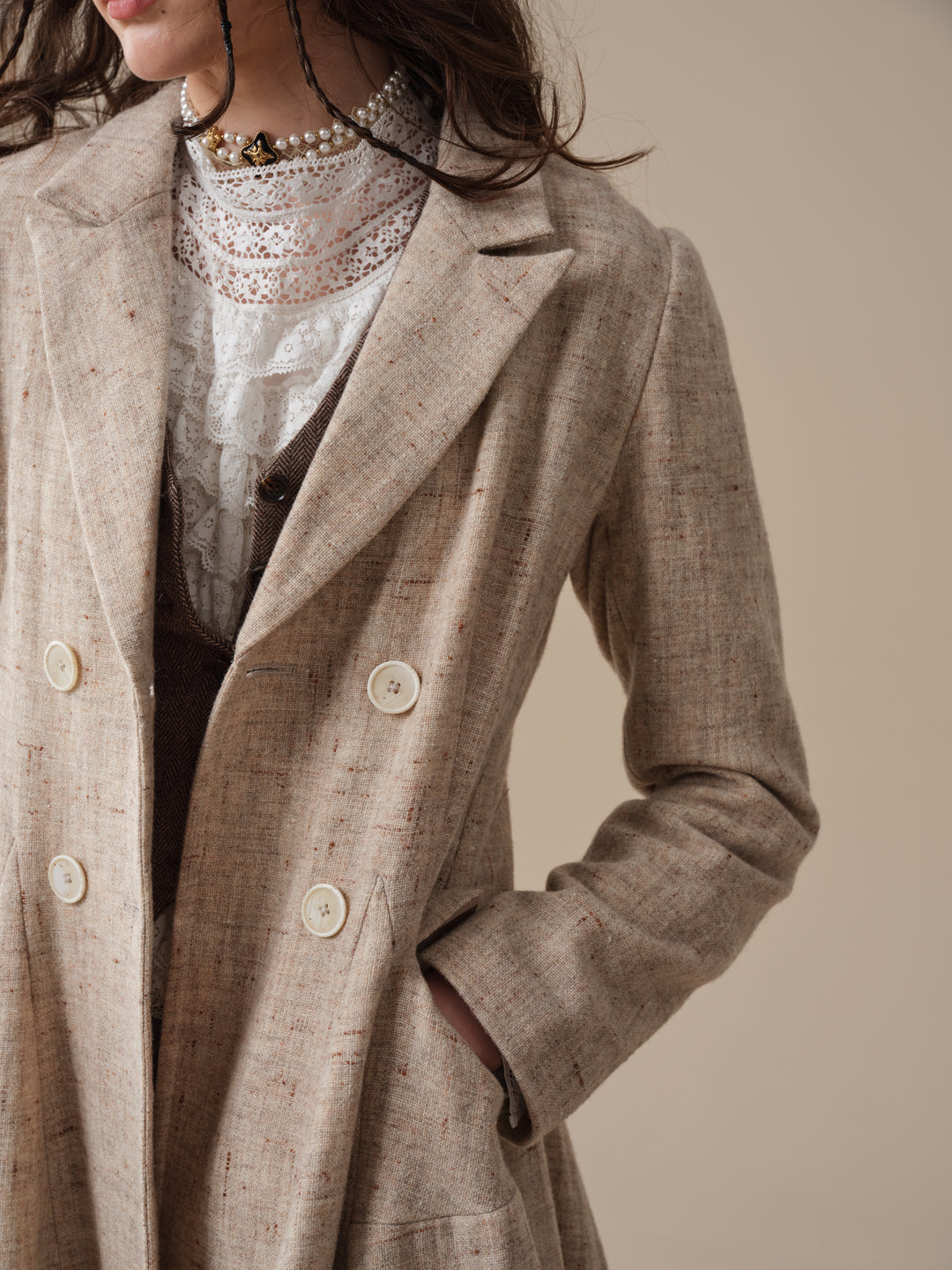 The Roman Holiday 17 | 100% wool classic coat