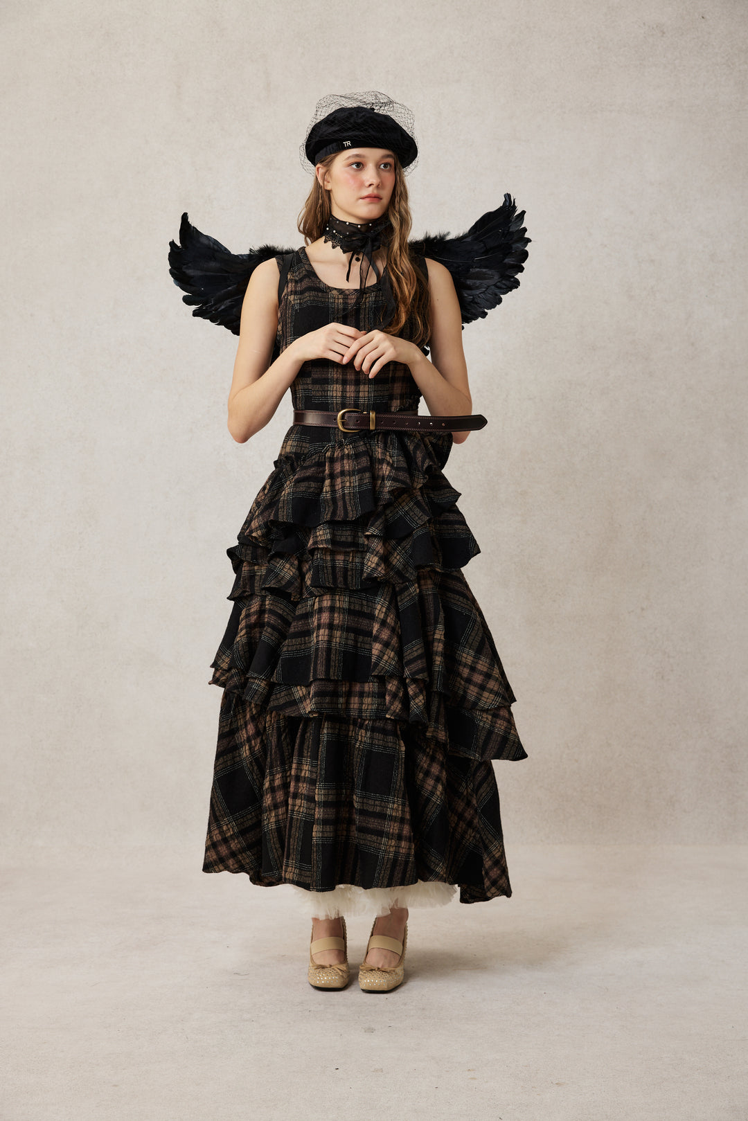 Offred 17 | 100% wool layered dress gown