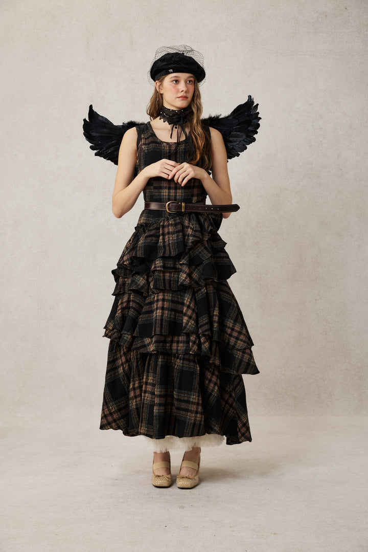 Offred 17 | 100% wool layered dress gown