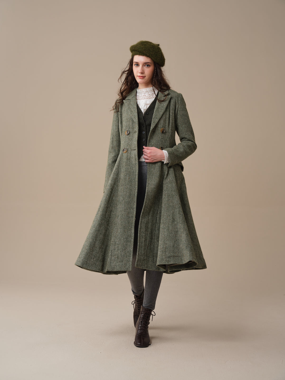 The Roman Holiday 17 | 100% wool classic coat