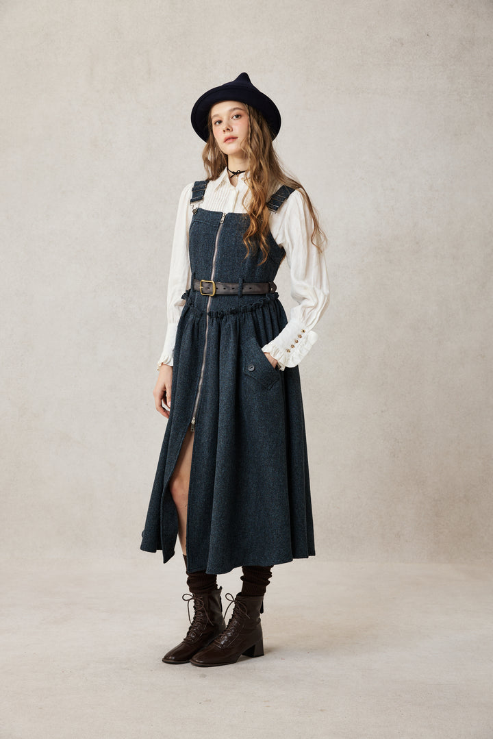 Tess 31 |100% Wool Halter Dress