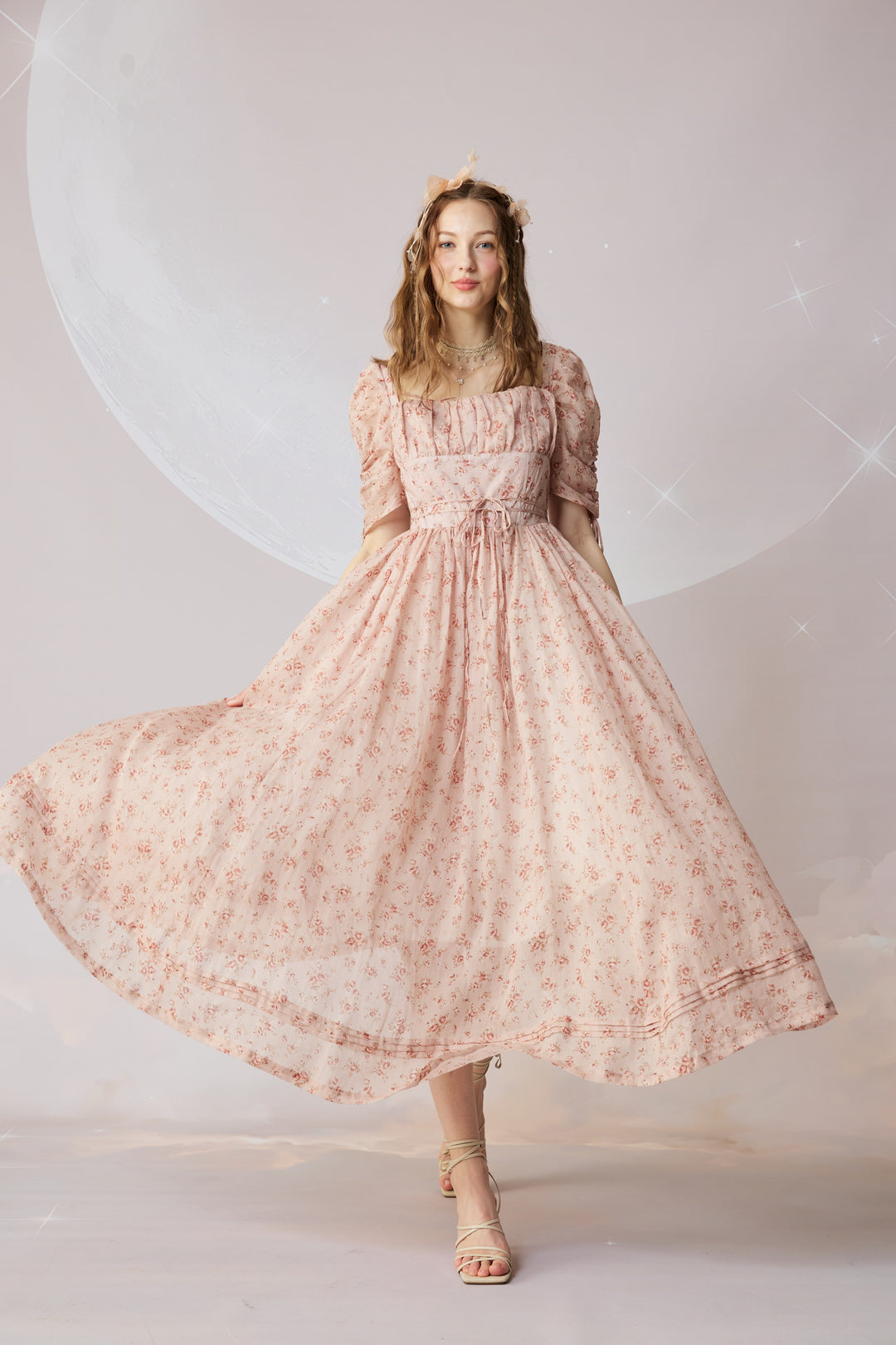 Monette 27 | Corset Linen Dress