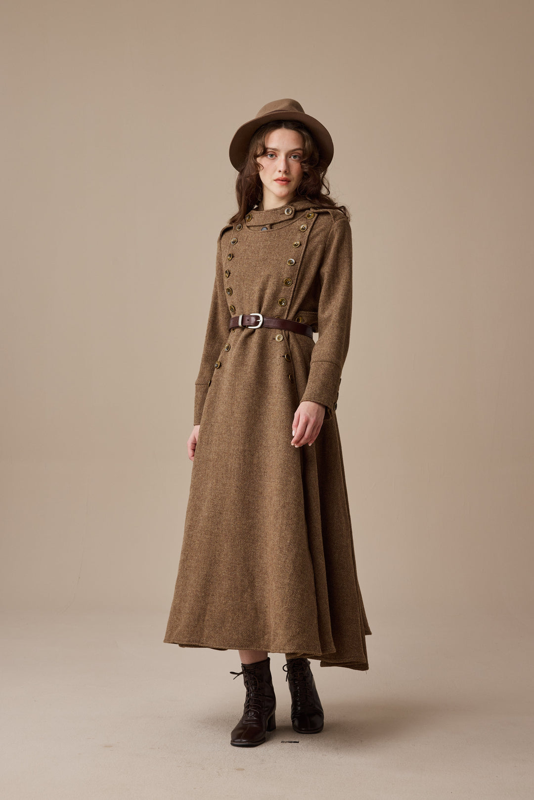 Monica 31 | 100% Wool  Double Breasted Coat