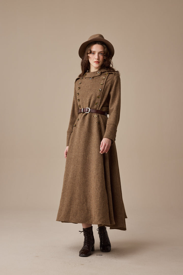 Monica 31 | 100% Wool  Double Breasted Coat