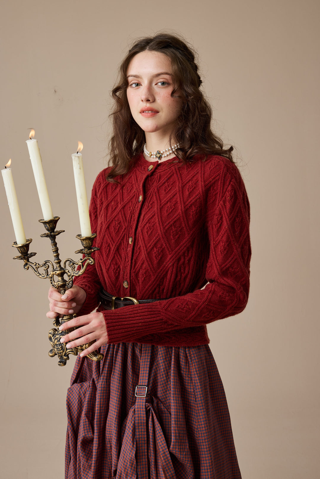 Flurry 17 | 100% Wool Sculptured Knitwear Cardigan