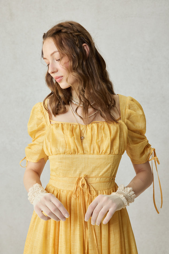 Monette 27 | Corset Linen Dress