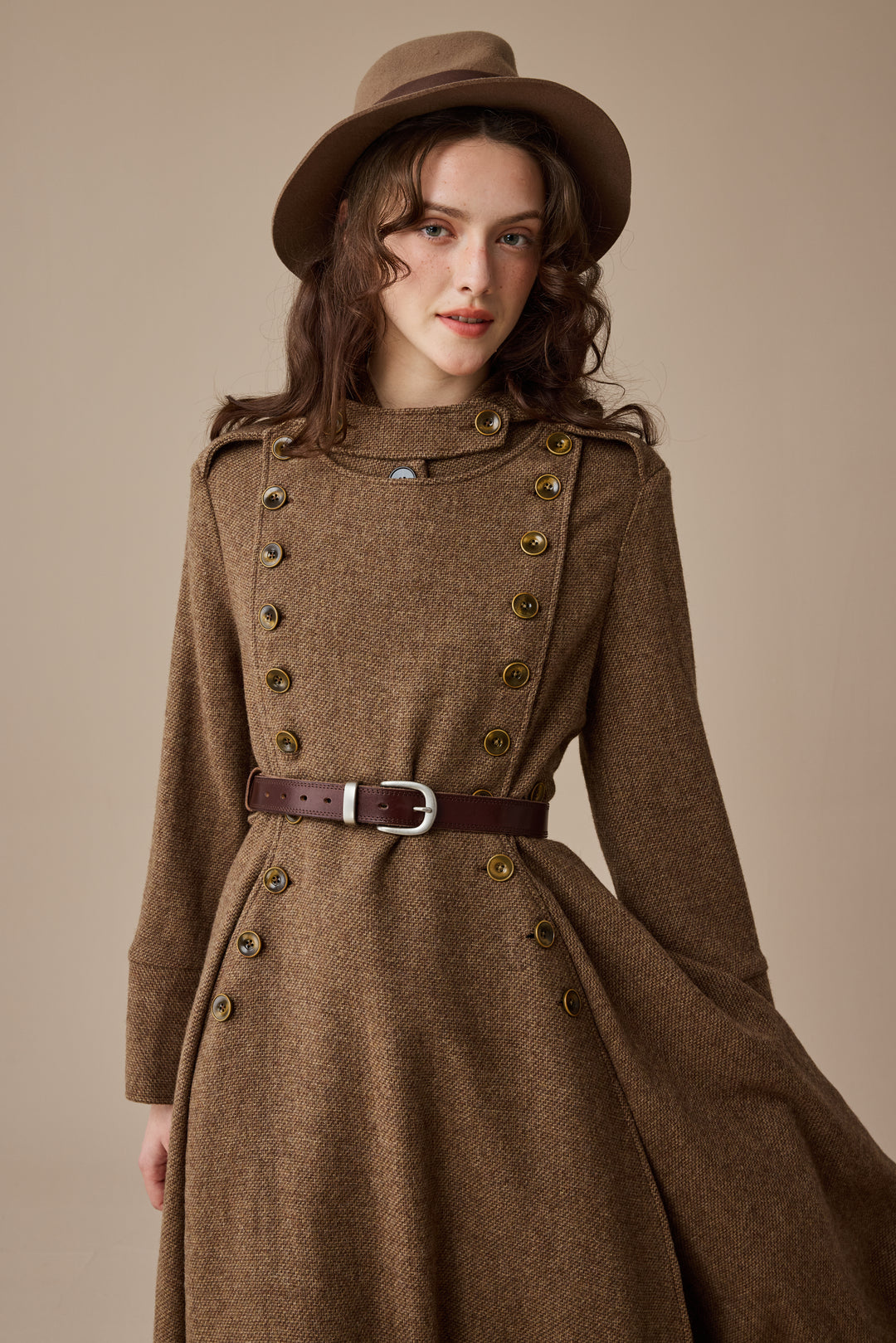 Monica 31 | 100% Wool  Double Breasted Coat