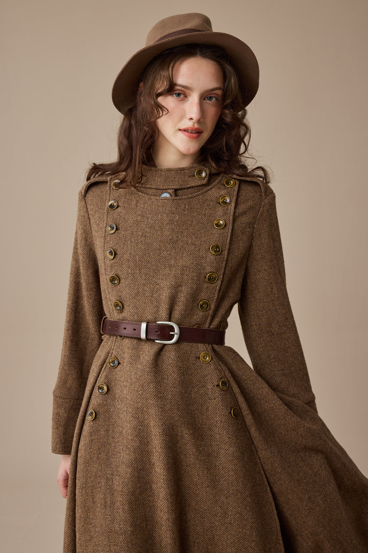 Monica 31 | 100% Wool  Double Breasted Coat