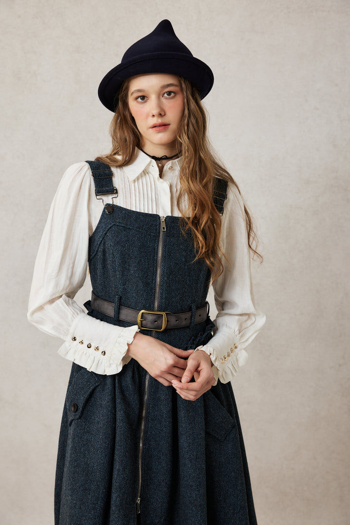 Tess 31 |100% Wool Halter Dress