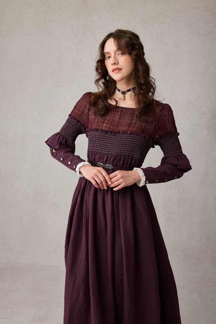 Orchid 19 |romantic linen gown