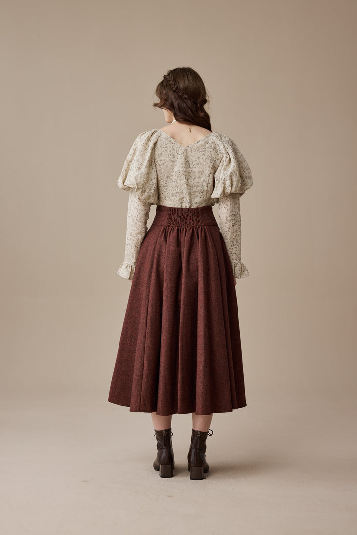 Cynthia 16 | Adjustable wool skirt