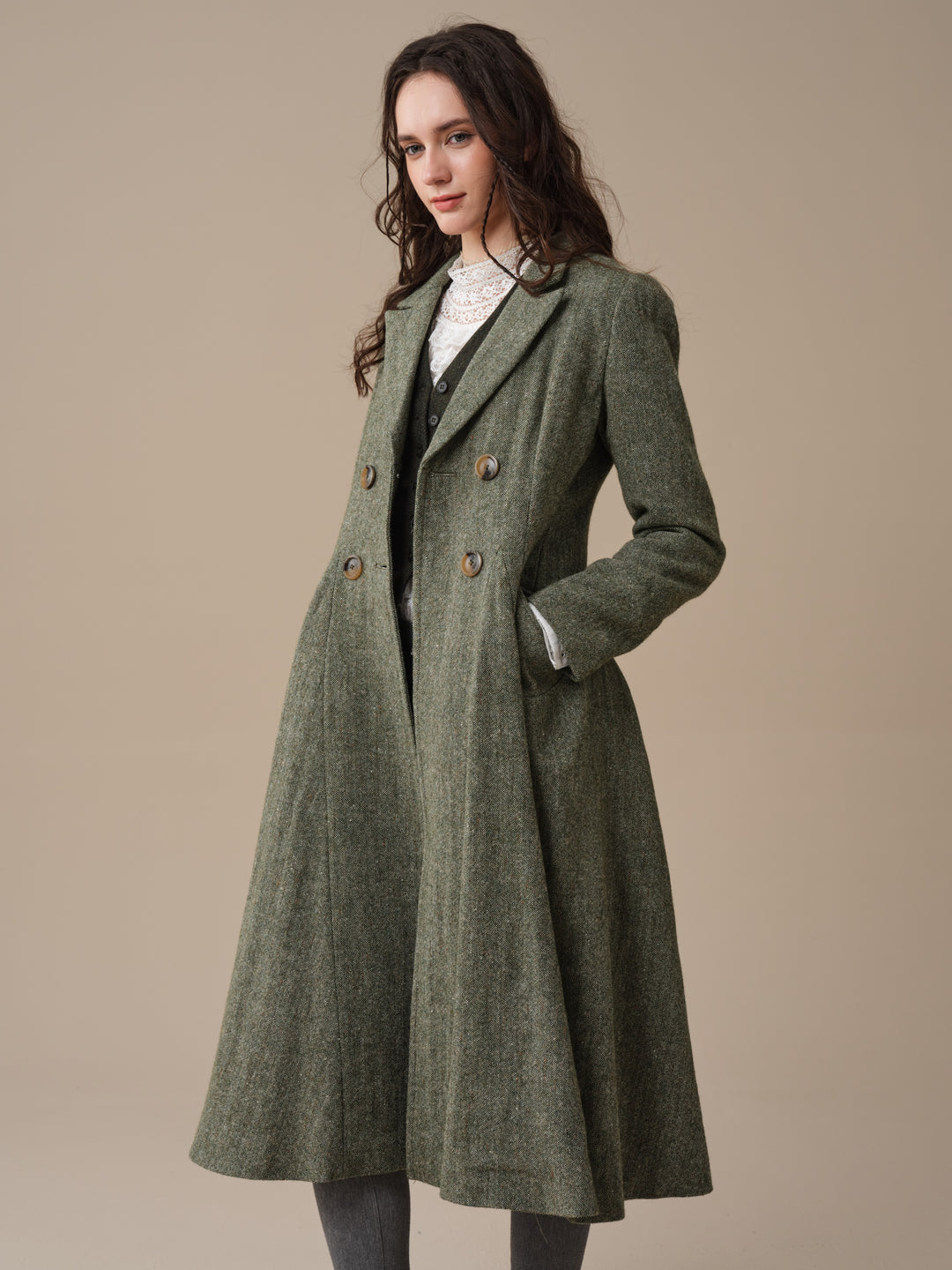 The Roman Holiday 17 | 100% wool classic coat