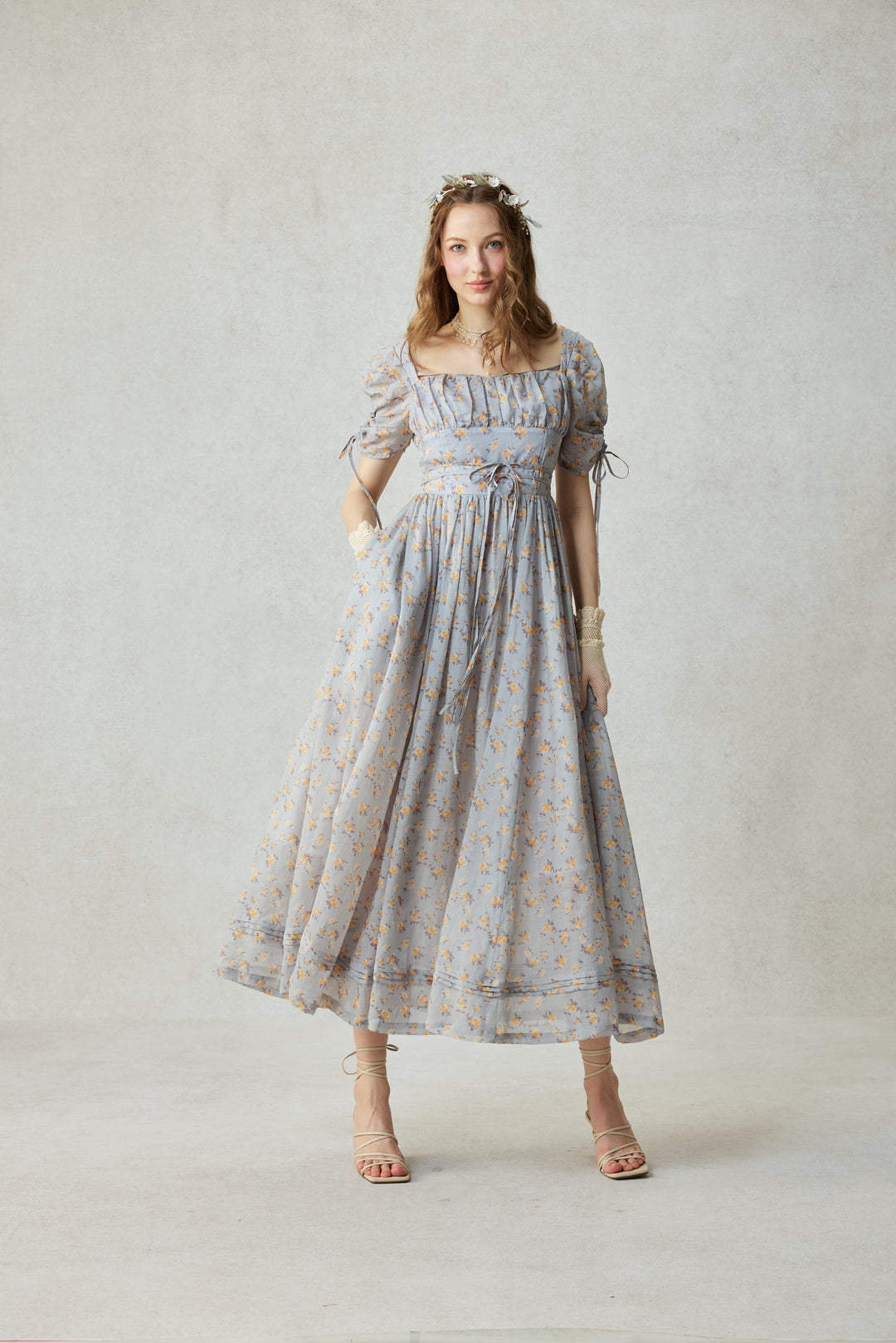 Monette 27 | Corset Linen Dress