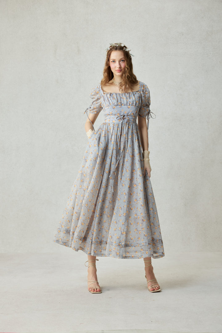 Monette 27 | Corset Linen Dress