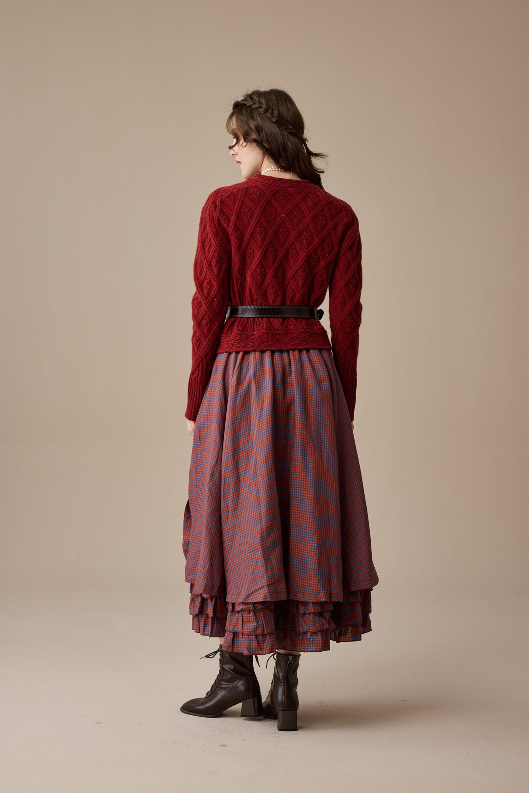 Flurry 17 | 100% Wool Sculptured Knitwear Cardigan