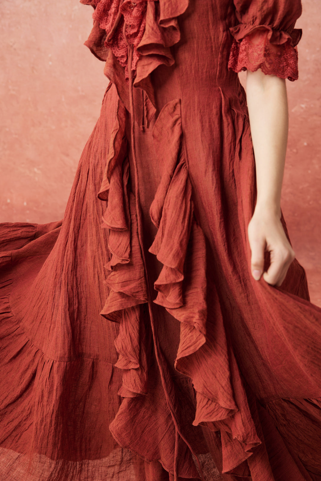 Dewdrops 16 | Maxi Linen Dress Gown