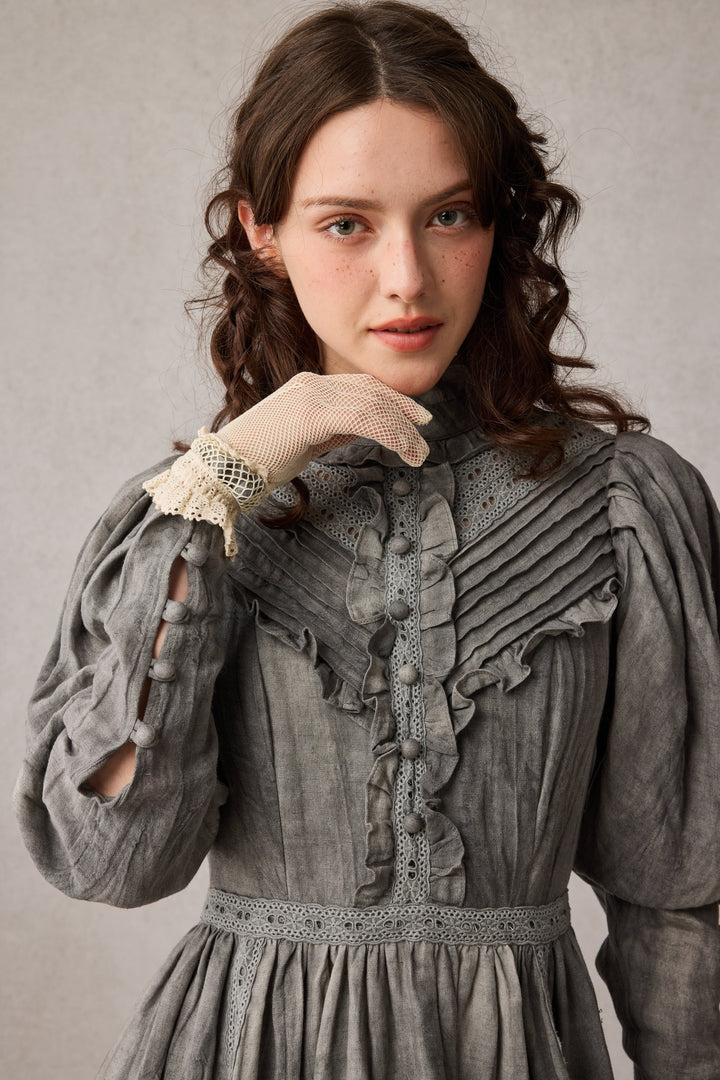 MARY 18 | VINTAGE LINEN DRESS GOWN