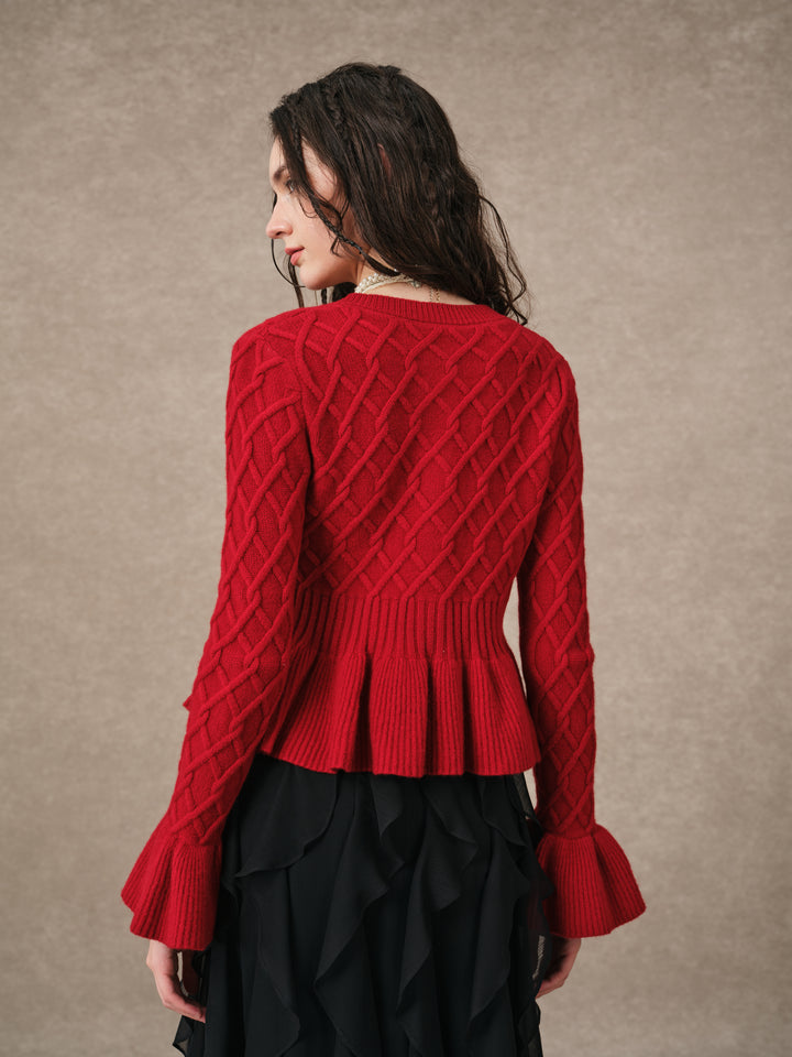 Freya | 100% Wool Cardigan