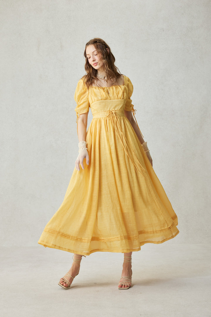 Monette 27 | Corset Linen Dress