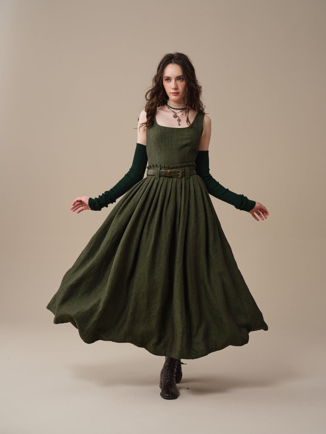 Clover 07 | Structured Linen Dress