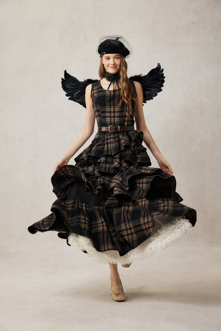 Offred 17 | 100% wool layered dress gown