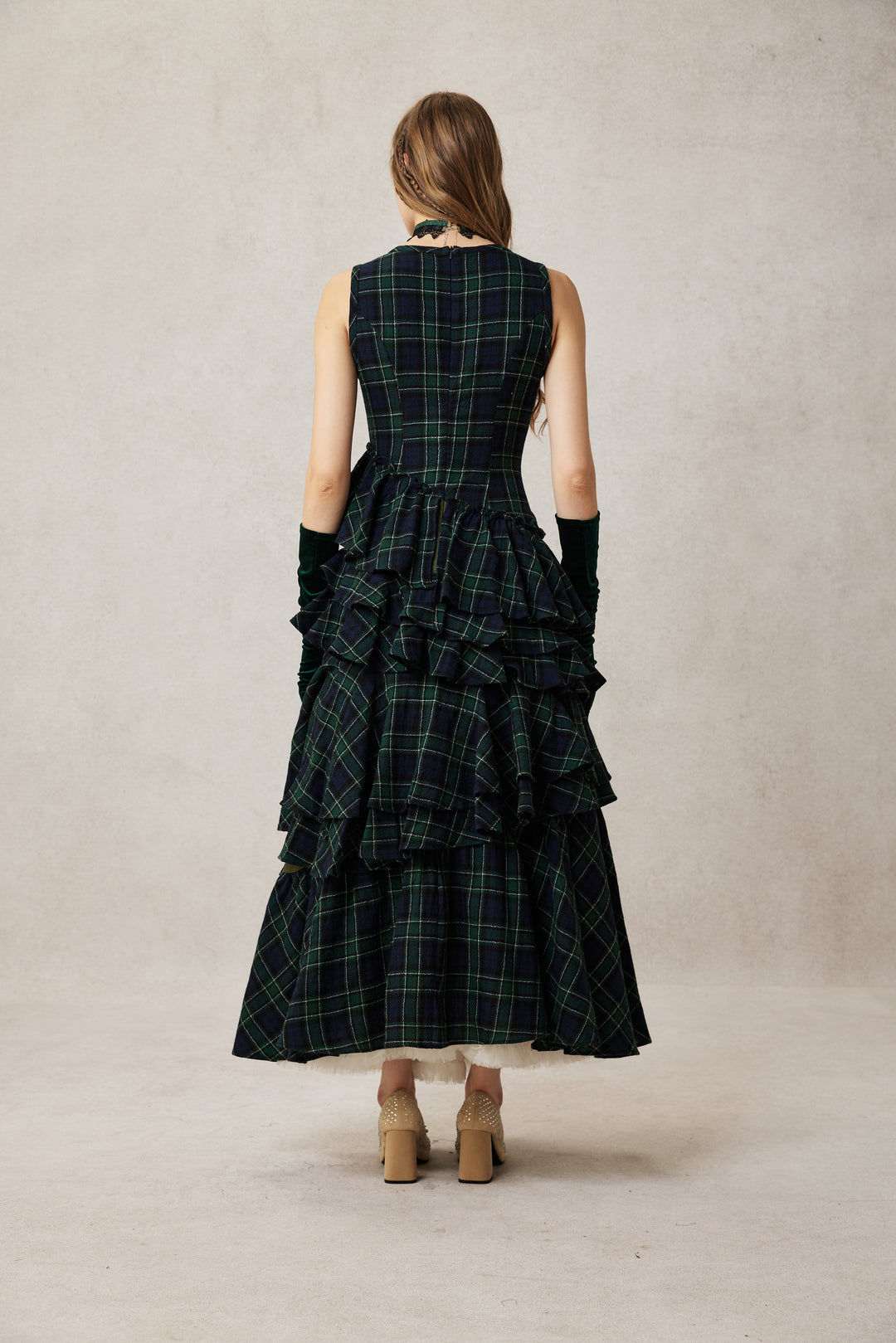 Offred 17 | 100% wool layered dress gown