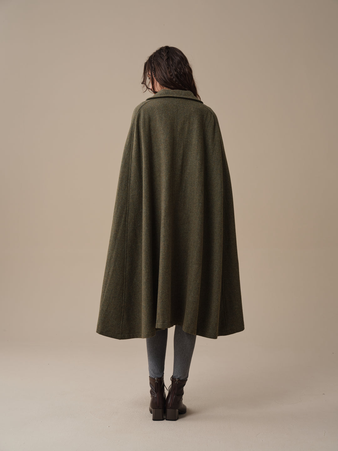 Martha 03 | 100% Wool Cape Duster