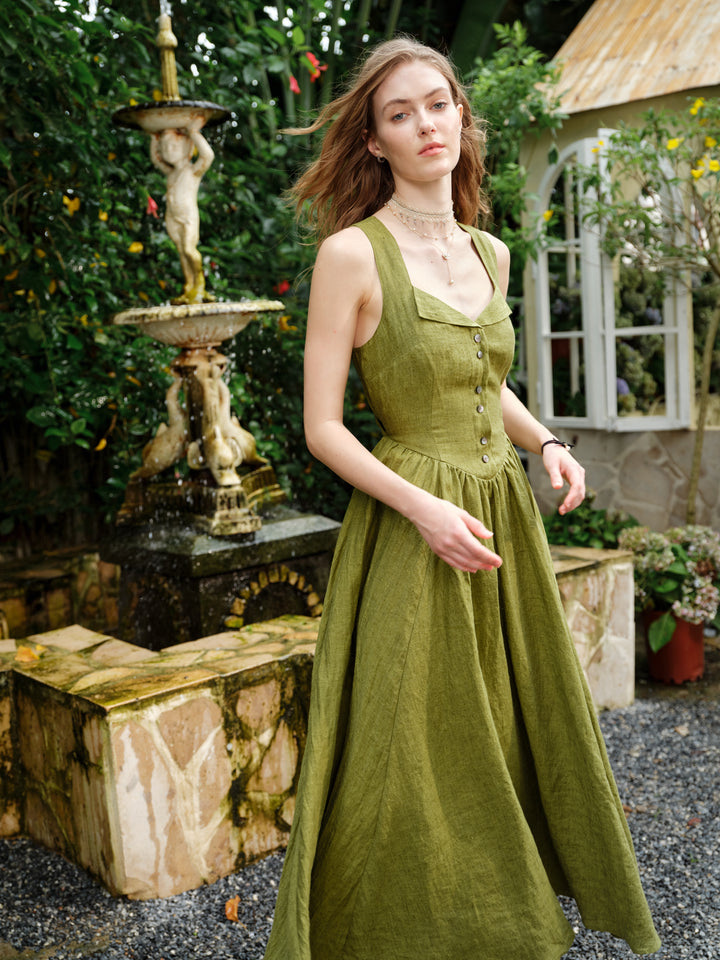 Summer 18 | The Avocado & Cream Linen Dress
