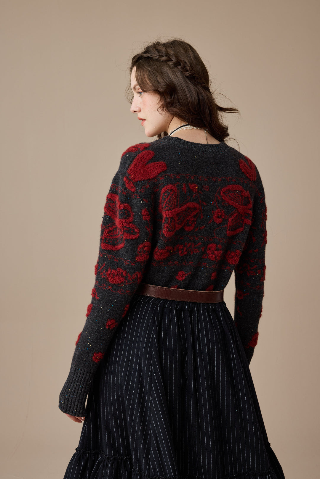 Nutcracker 24 |100% Wool Floral Jumper Sweater