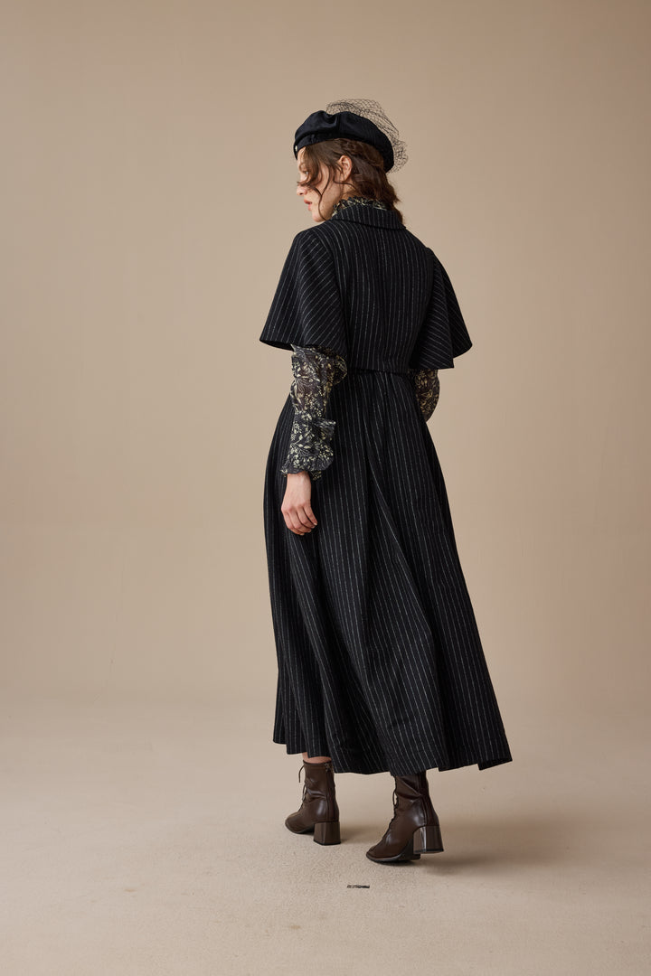 Clarise 22 |Retro Wool Skirt & Cape (2 pieces)