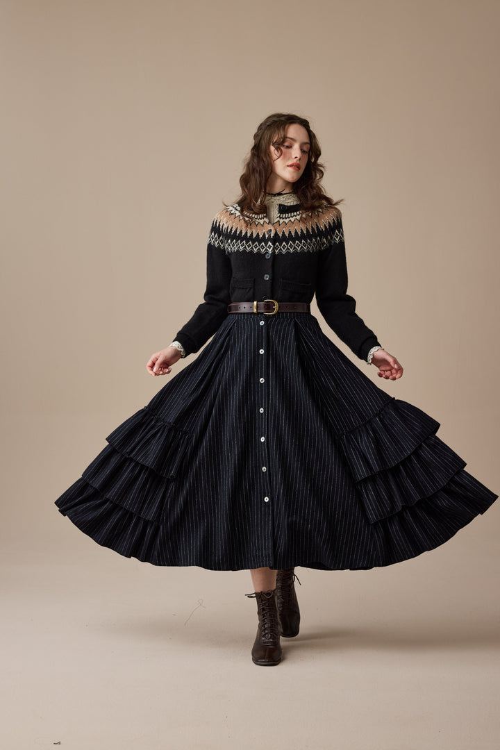 Heather 13 |Fair Isle knits Cardigan