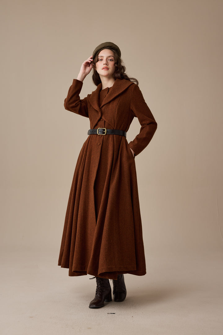 Gemma 17 | 100% wool victorian coat