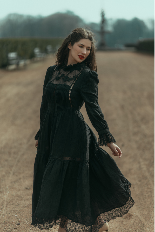 Beverly 31| victorian linen dress