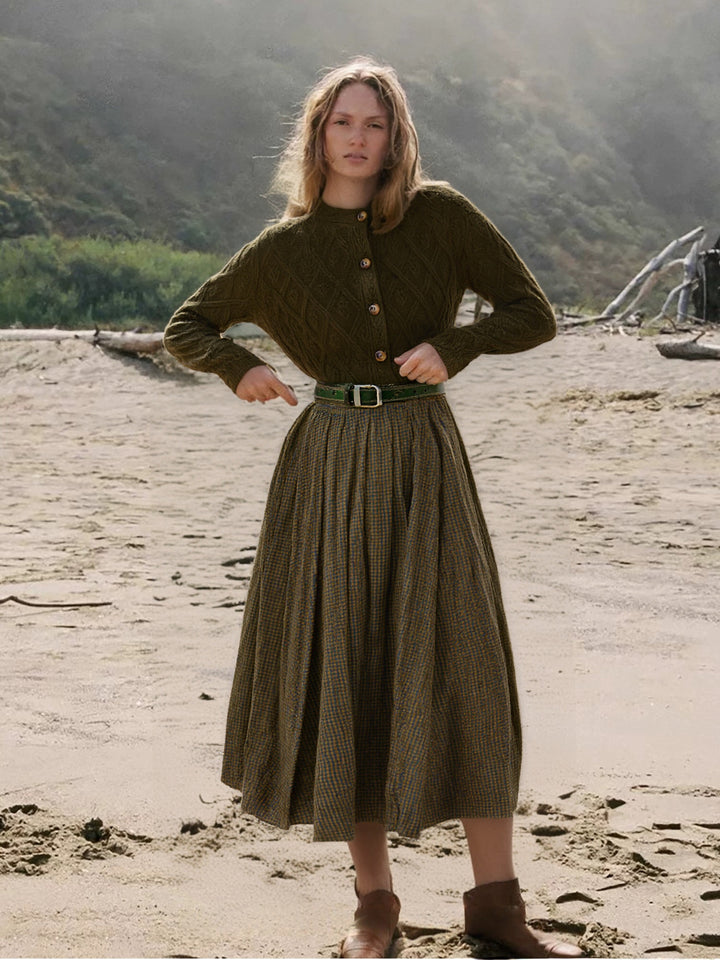 Flurry 17 | 100% Wool Sculptured Knitwear Cardigan