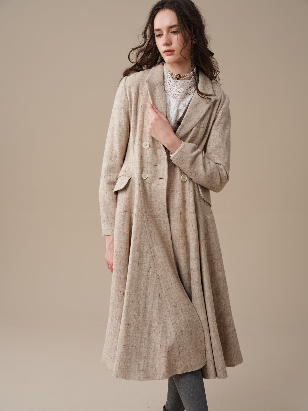The Roman Holiday 17 | 100% wool classic coat