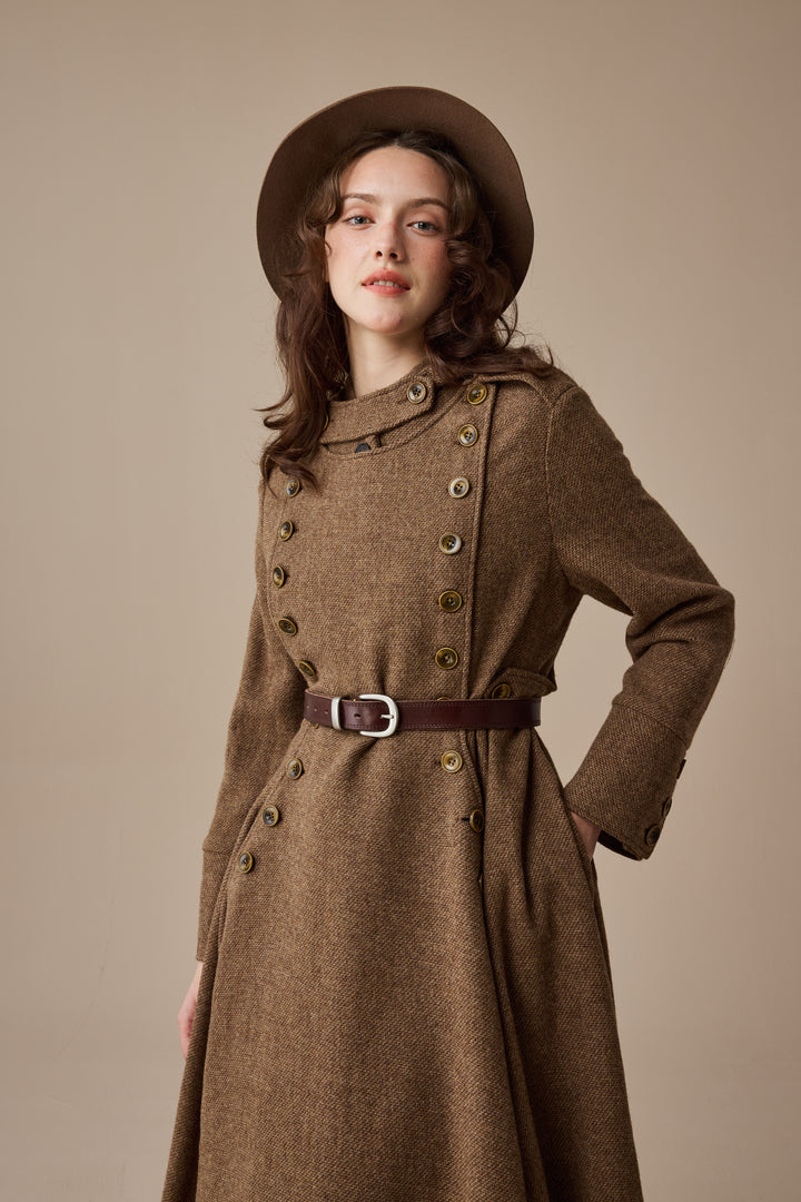 Monica 31 | 100% Wool  Double Breasted Coat