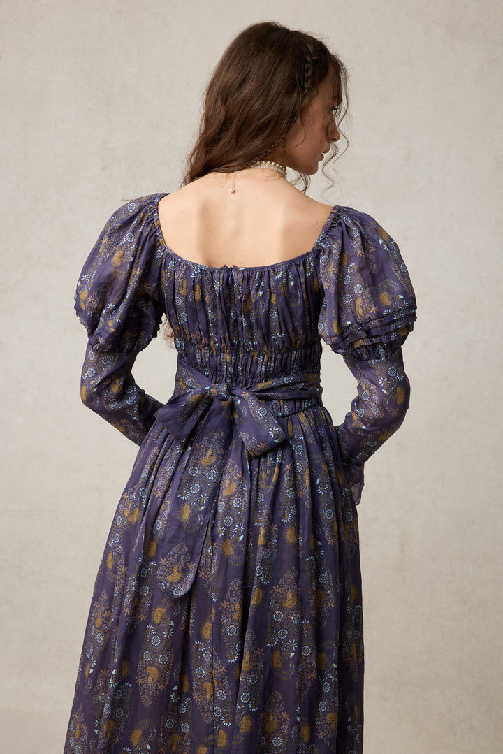 Paisley 11 | Elegant Floral Linen Dress