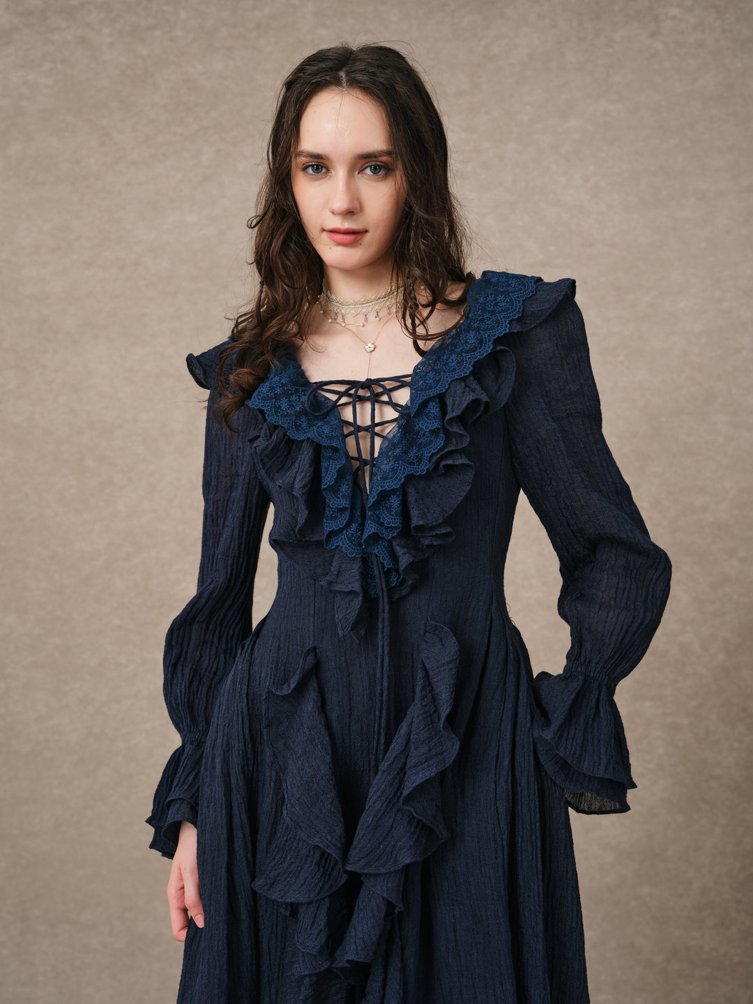 Dewdrops 16 | Maxi Linen Dress Gown