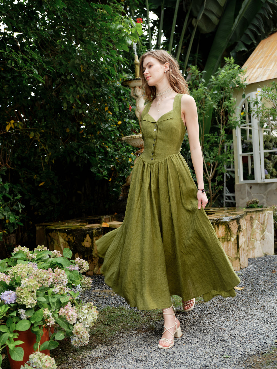 Summer 18 | The Avocado & Cream Linen Dress