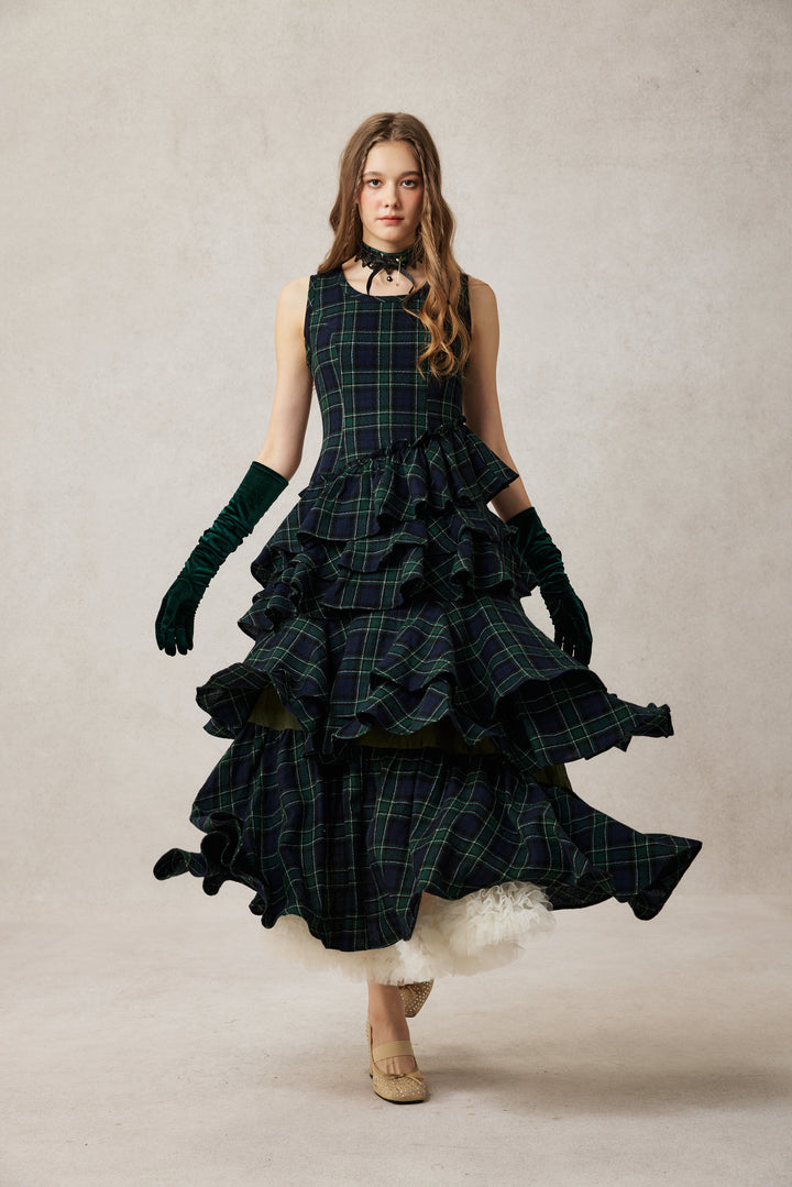 Offred 17 | 100% wool layered dress gown