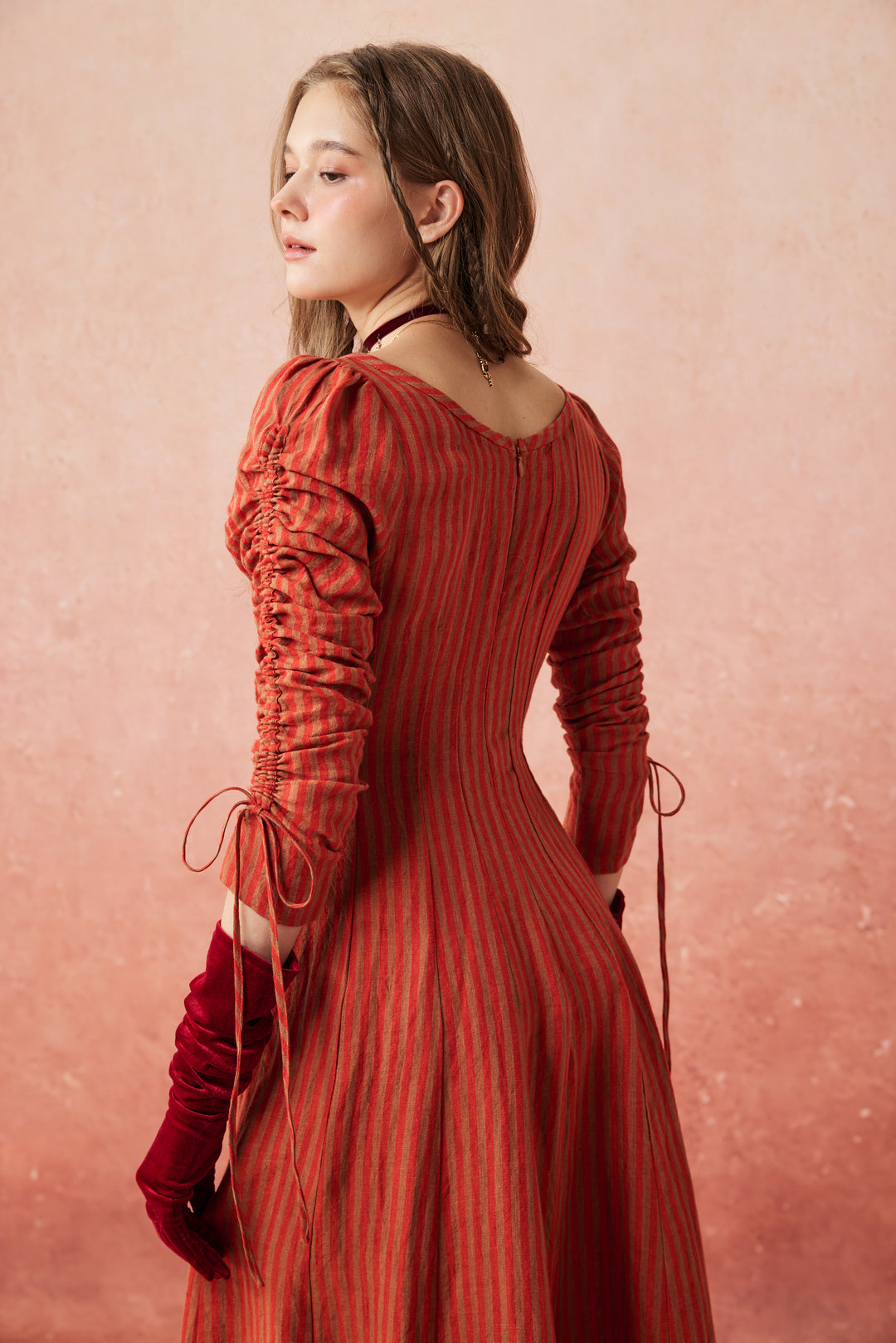 Crystal 17 | Victorian maxi linen dress