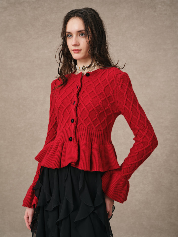 Freya | 100% Wool Cardigan