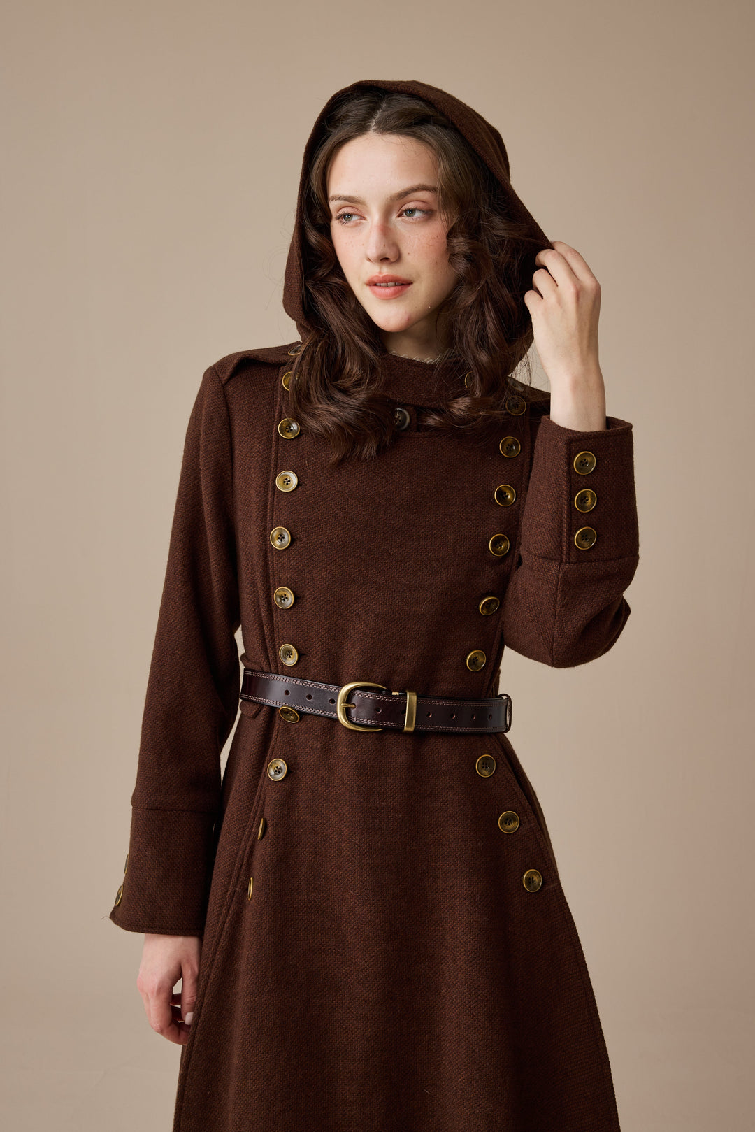 Monica 31 | 100% Wool  Double Breasted Coat