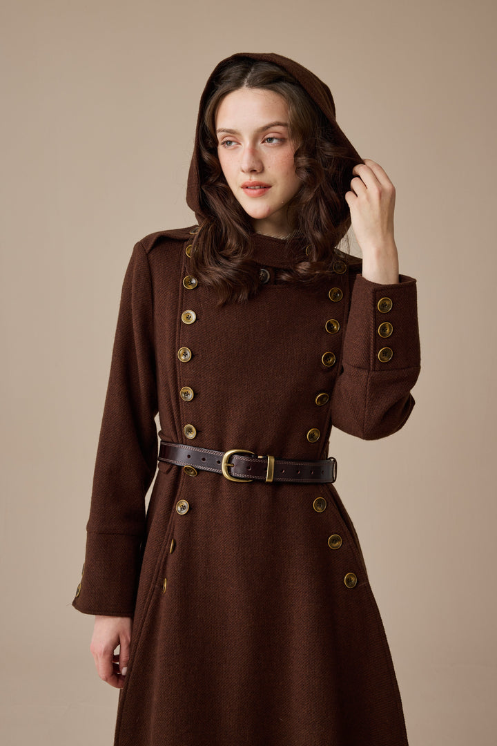 Monica 31 | 100% Wool  Double Breasted Coat