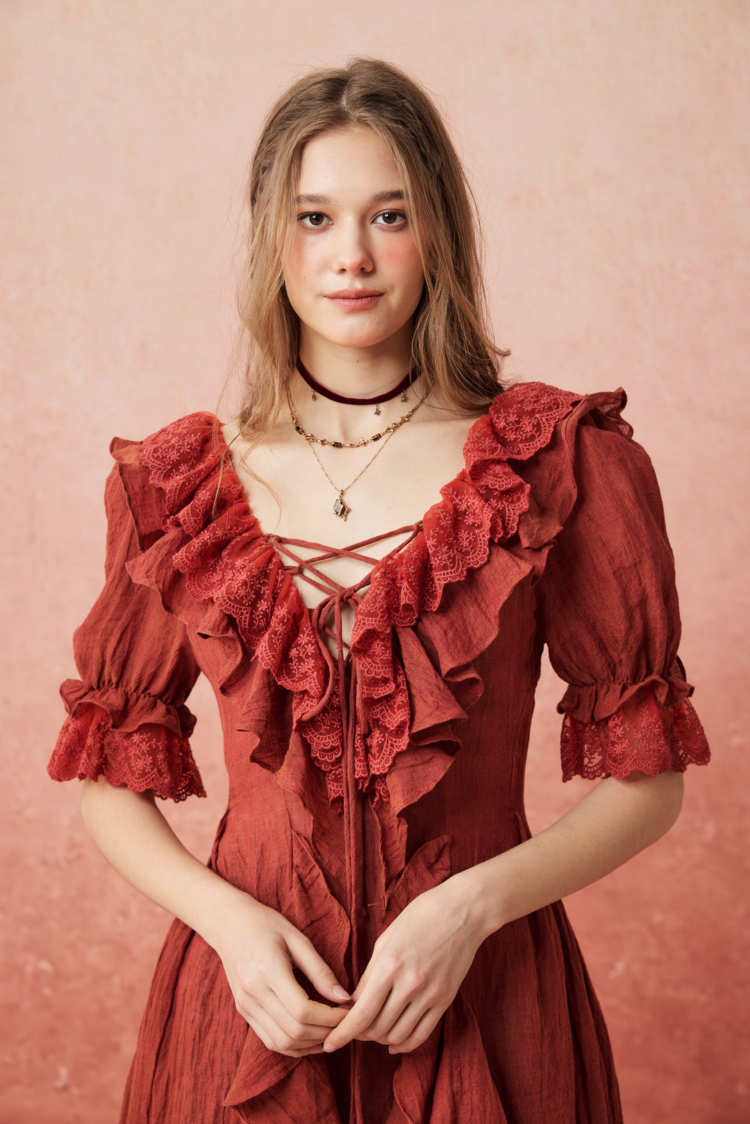 Dewdrops 16 | Maxi Linen Dress Gown