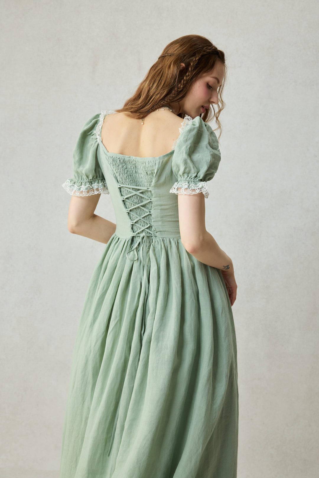 monet green dress Claude Monet Dress
