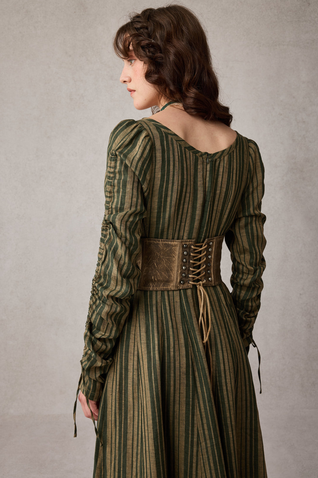 Crystal 17 | Victorian maxi linen dress