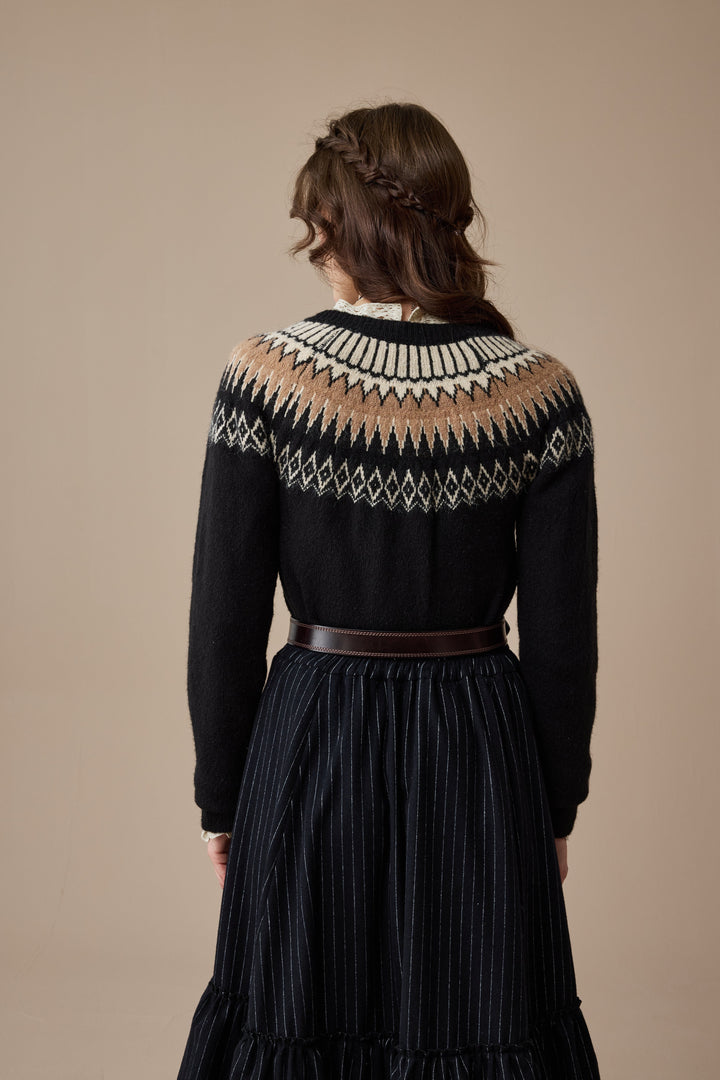 Heather 13 |Fair Isle knits Cardigan
