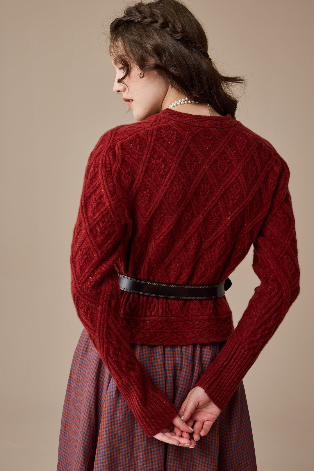 Flurry 17 | 100% Wool Sculptured Knitwear Cardigan