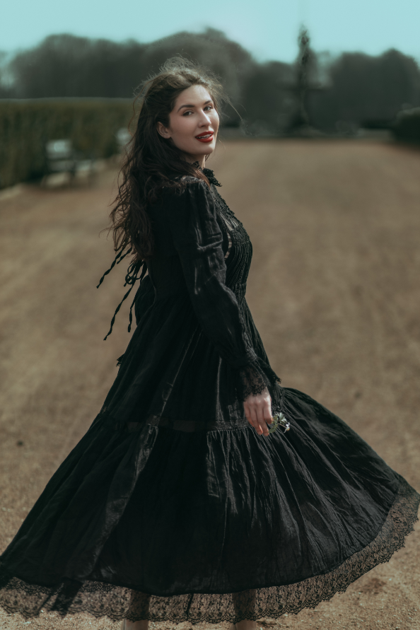 Beverly 31| victorian linen dress